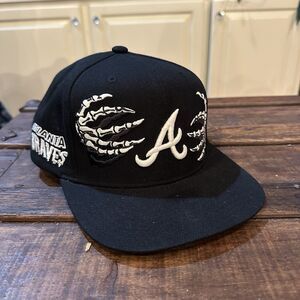 Mitchell & Ness Altanta Braves Hat Cap SnapBack Jbones Baseball MLB